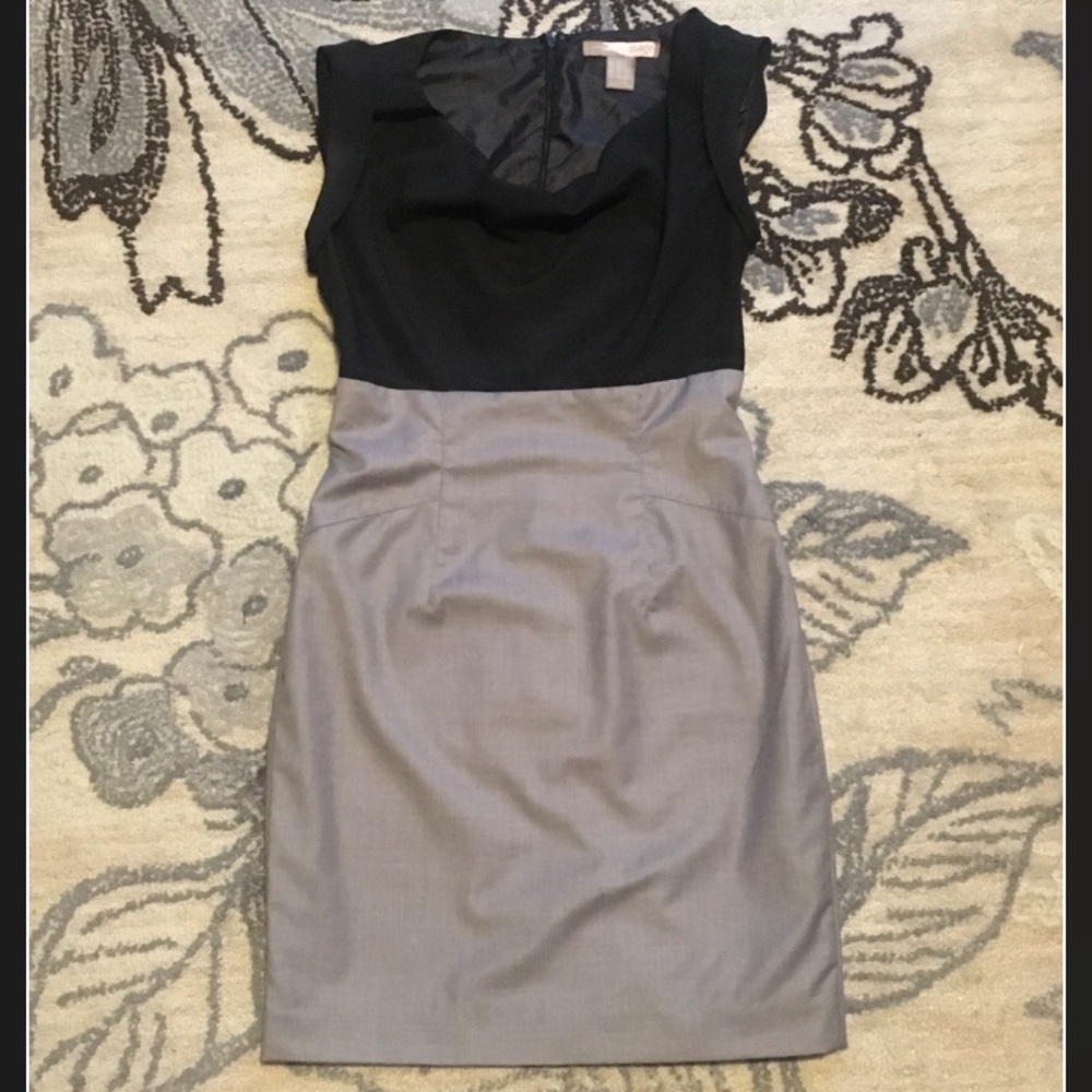 Forever 21 Sleeveless Dress Gray, Black Size XS